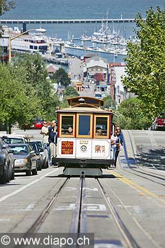 8715 - Photo : USA, Etats-Unis, Californie, San Francisco, Image of America - Cable Car