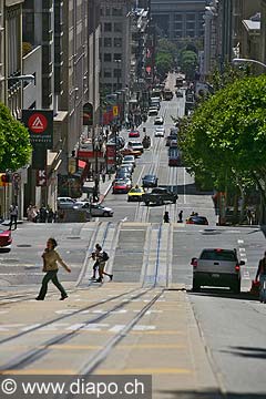 8722 - Photo : USA, Etats-Unis, Californie, San Francisco, Image of America - Cable Car