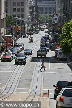 8723 - Photo : USA, Etats-Unis, Californie, San Francisco, Image of America - Cable Car