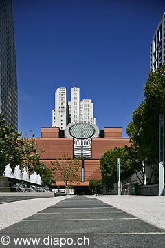 8754 - Photo : USA, Etats-Unis, Californie, San Francisco, Image of America - Museum of modern art - Mario Botta