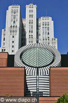 8757 - Photo : USA, Etats-Unis, Californie, San Francisco, Image of America - Museum of modern art - Mario Botta