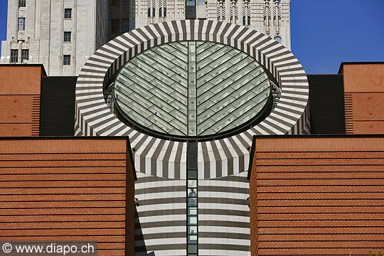 8758 - Photo : USA, Etats-Unis, Californie, San Francisco, Image of America - Museum of modern art - Mario Botta