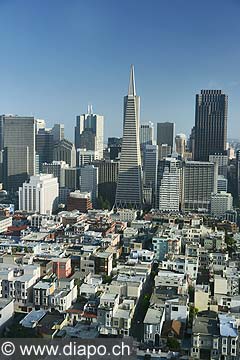 8767 - Photo : USA, Etats-Unis, Californie, San Francisco, Image of America - Transamerica Pyramid