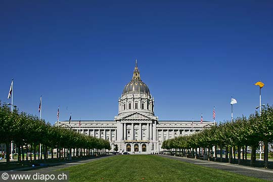 8793 - Photo : USA, Etats-Unis, Californie, San Francisco, Image of America - Htel de ville