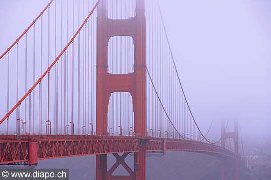 8811 - Photo : USA, Etats-Unis, Californie, San Francisco, Image of America - Golden Gate Bridge