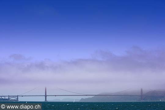 8814 - Photo : USA, Etats-Unis, Californie, San Francisco, Image of America - Golden Gate Bridge