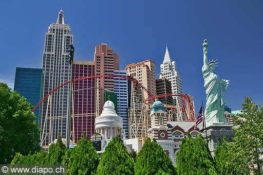 8875 - Photo : USA, Etats-Unis, Nevada, Las Vegas, Image of America - New York