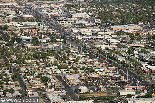 8893 - Photo : USA, Etats-Unis, Nevada, Las Vegas, Image of America - vue arienne