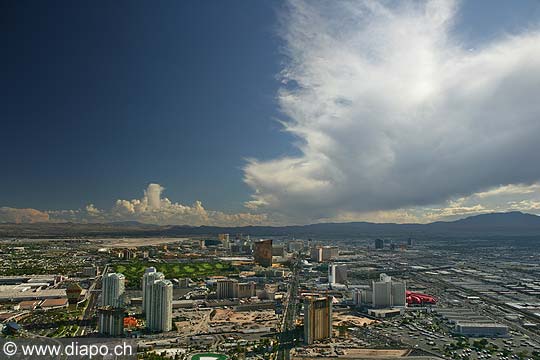 8896 - Photo : USA, Etats-Unis, Nevada, Las Vegas, Image of America - vue arienne