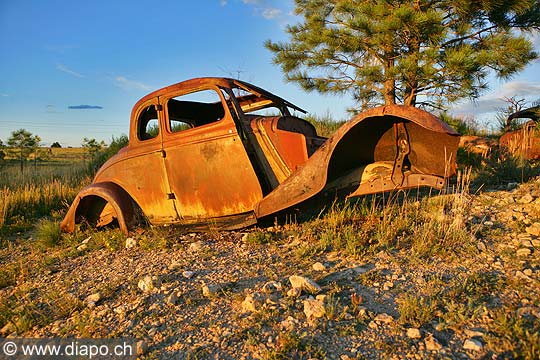 9067 - Photo : Amrique, USA, Etats-Unis,  Image of America - vieille voiture rouille