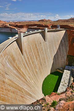 9073 - Photo : Amrique, USA, Etats-Unis, Colorado; River, barrage,  Image of America