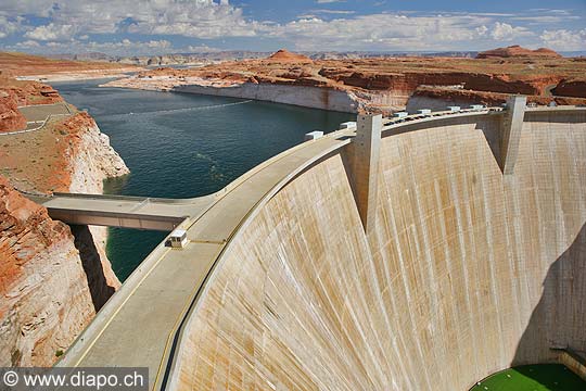 9074 - Photo : Amrique, USA, Etats-Unis, Colorado; River, barrage,  Image of America