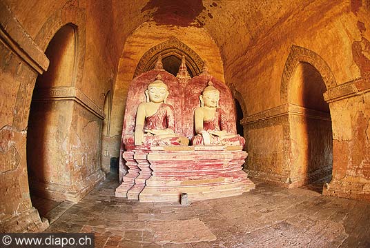 9197 - Photo : Asie - Birmanie - Burma - Myanmar - Temple de Pagan - Bagan - Asia