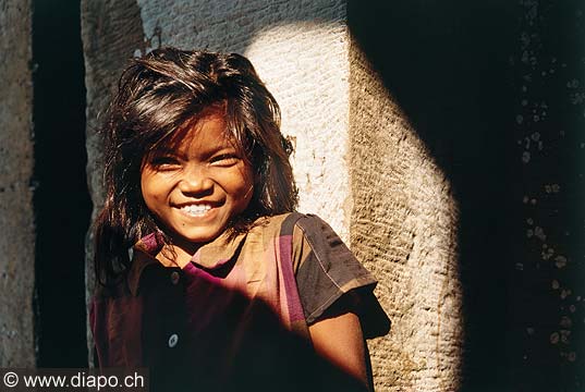 9234 - Photo : Asie - Cambodge, Cambodia - Asia - jeune fille