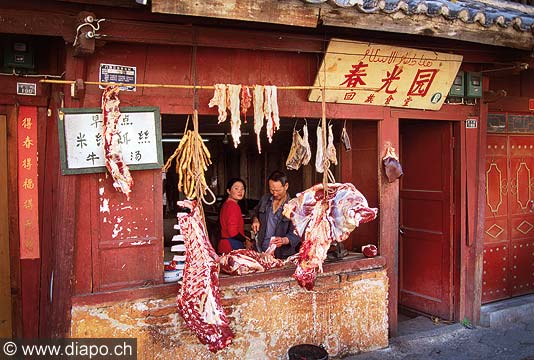 9241 - Photo : Asie - Chine, China - Asia - Boucherie