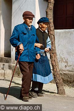 9248 - Photo : Asie - Chine, China - Asia - Couple de veiux