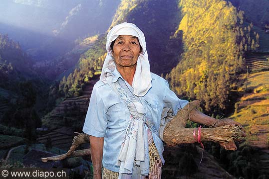 9256 - Photo : Asie - Java, Indonsie, Indonsia - Asia - Femme Paysanne