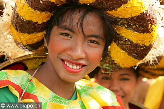 9713 - Photo : Philippines, Cebu, fte du festival Sinulog - Asie, Asia