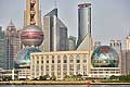 10332 - Photo :  Shanghai, district de Pudong, quartier des affaires, la tour de la perle de l\'Orient - TV Pearl Tower - Chine, China