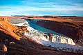 10959 - Photo : Islande, terre de glace - chutes Gullfoss