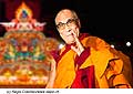 12619 - Photo: Tenzin Gyatso, le dala-lama, le plus haut chef spirituel du Tibet  Lausanne en Suisse