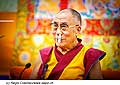 12625 - Photo: Tenzin Gyatso, le dala-lama, le plus haut chef spirituel du Tibet  Lausanne en Suisse