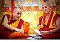 12635 - Photo: Tenzin Gyatso, le dala-lama, le plus haut chef spirituel du Tibet  Lausanne en Suisse