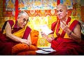 12637 - Photo: Tenzin Gyatso, le dala-lama, le plus haut chef spirituel du Tibet  Lausanne en Suisse