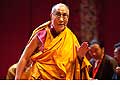 12653 - Photo: Tenzin Gyatso, le dala-lama, le plus haut chef spirituel du Tibet  Lausanne en Suisse