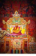 12659 - Photo: Tenzin Gyatso, le dala-lama, le plus haut chef spirituel du Tibet  Lausanne en Suisse