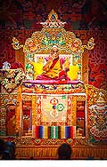 12660 - Photo: Tenzin Gyatso, le dala-lama, le plus haut chef spirituel du Tibet  Lausanne en Suisse