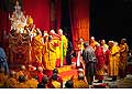 12669 - Photo: Tenzin Gyatso, le dala-lama, le plus haut chef spirituel du Tibet  Lausanne en Suisse