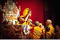 12673 - Photo: Tenzin Gyatso, le dala-lama, le plus haut chef spirituel du Tibet  Lausanne en Suisse