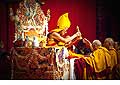 12675 - Photo: Tenzin Gyatso, le dala-lama, le plus haut chef spirituel du Tibet  Lausanne en Suisse