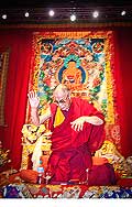 12715 - Photo: Tenzin Gyatso, le dala-lama, le plus haut chef spirituel du Tibet  Lausanne en Suisse