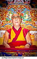 12736 - Photo: Tenzin Gyatso, le dala-lama, le plus haut chef spirituel du Tibet  Lausanne en Suisse