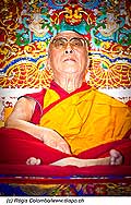 12744 - Photo: Tenzin Gyatso, le dala-lama, le plus haut chef spirituel du Tibet  Lausanne en Suisse