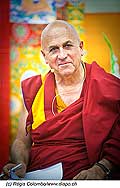 12752 - Photo: Matthieu Ricard avec Tenzin Gyatso, le dala-lama, le plus haut chef spirituel du Tibet  Lausanne en Suisse