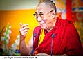 12762 - Photo: Tenzin Gyatso, le dala-lama, le plus haut chef spirituel du Tibet  Lausanne en Suisse