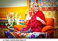 12766 - Photo: Tenzin Gyatso, le dala-lama, le plus haut chef spirituel du Tibet  Lausanne en Suisse