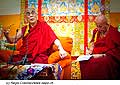 12767 - Photo: Matthieu Ricard avec Tenzin Gyatso, le dala-lama, le plus haut chef spirituel du Tibet  Lausanne en Suisse