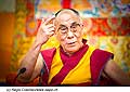 12775 - Photo: Tenzin Gyatso, le dala-lama, le plus haut chef spirituel du Tibet  Lausanne en Suisse