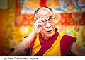 12776 - Photo: Tenzin Gyatso, le dala-lama, le plus haut chef spirituel du Tibet  Lausanne en Suisse