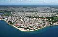 7548 - Photo : vue arienne de l'le de Zanzibar - Stone Town - Tanzanie -  Afrique