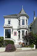 8828 - Photo : USA, Etats-Unis, Californie, San Francisco, maisons d'Ashbury et Haight,  Image of America