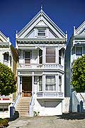 8829 - Photo : USA, Etats-Unis, Californie, San Francisco, maisons d'Ashbury et Haight,  Image of America