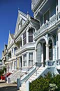 8830 - Photo : USA, Etats-Unis, Californie, San Francisco, maisons d'Ashbury et Haight,  Image of America