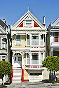 8833 - Photo : USA, Etats-Unis, Californie, San Francisco, maisons d'Ashbury et Haight,  Image of America