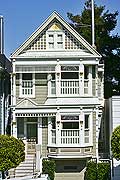 8834 - Photo : USA, Etats-Unis, Californie, San Francisco, maisons d'Ashbury et Haight,  Image of America