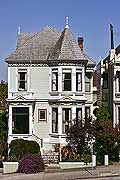 8837 - Photo : USA, Etats-Unis, Californie, San Francisco, maisons d'Ashbury et Haight,  Image of America